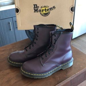 Dr. Marten’s 1460 Purple patent leather boots